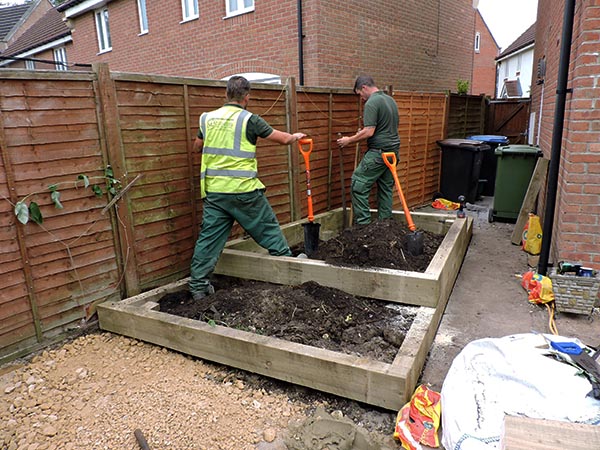 Residential garden transformation and make over services in Durham